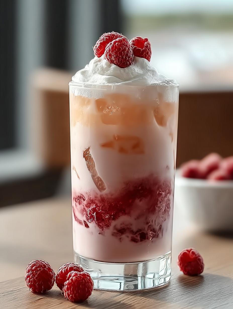 Delicious Vanilla Raspberry Iced Latte Recipe to Savor - Vanilla Raspberry Iced Latte - additional detail