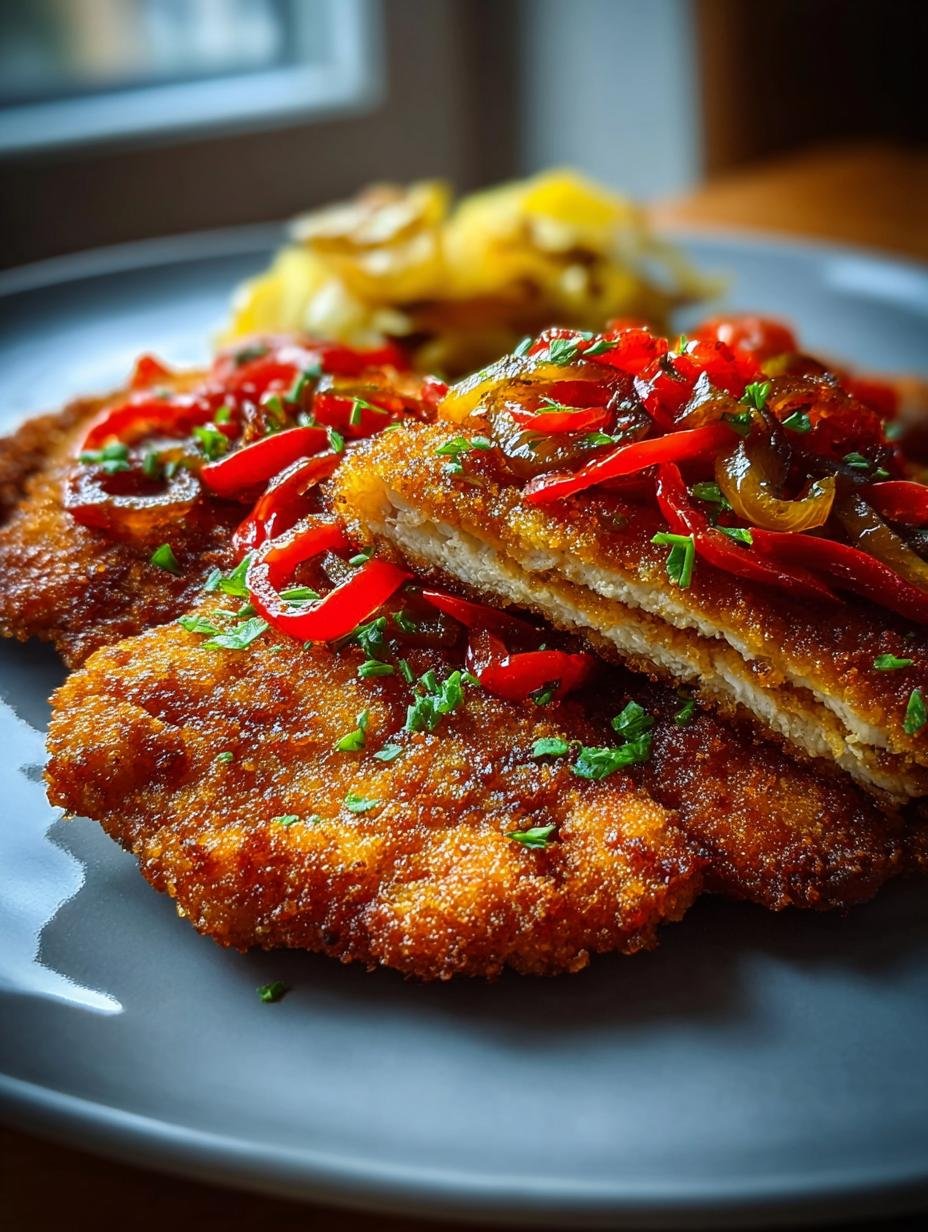 Zigeunerschnitzel Crispy German Schnitzel Recipe in 35 Minutes - Zigeunerschnitzel Crispy German Schnitzel - additional detail